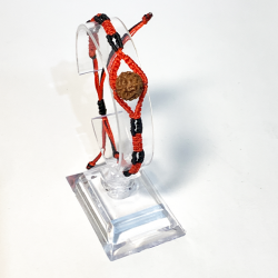 Макраме гривна с Рудракша | Photon Jewelry