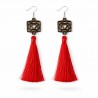 Muladhara Chakra Earrings – Root Chakra | Handmade