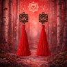 Muladhara Chakra Earrings – Root Chakra | Handmade