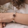 Rudraksha Bracelet with Glass Crystals | Photon