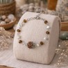 Rudraksha Bracelet with Glass Crystals | Photon
