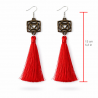 Muladhara Chakra Earrings – Root Chakra | Handmade